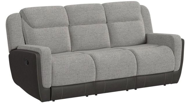 Elements International Hornet Rancho Gray Manual Recliner Sofa-0