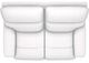 La-Z-Boy® Brooks Muslin Reclining Loveseat-1
