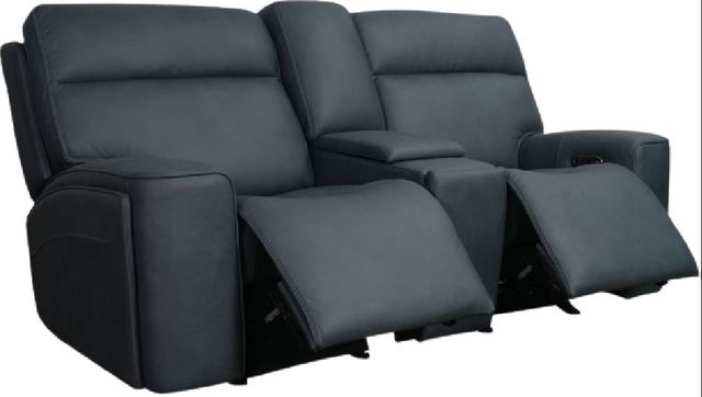 Hooker® Furniture Riverton Dante Afterdusk Power Gliding Console Loveseat with Power Headrest and Lumbar-1