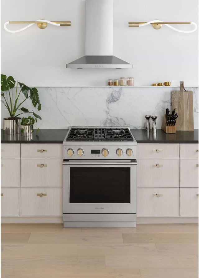Monogram® 30" Stainless Steel Wall Mounted Range Hood-1