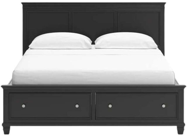 Signature Design by Ashley® Lanolee Black California King Panel Storage Bed-1
