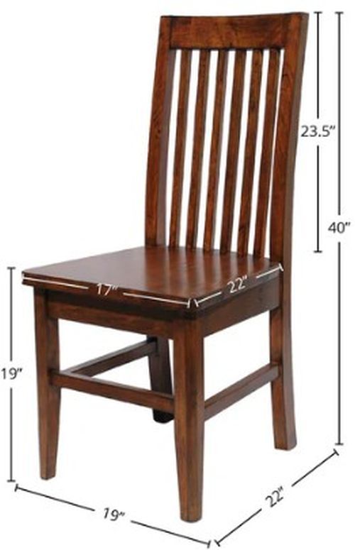 LH Home Irish Coast Slat Dining Chair-1