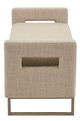 Olliix by Madison Park Crawford Tan Storage Bench-1