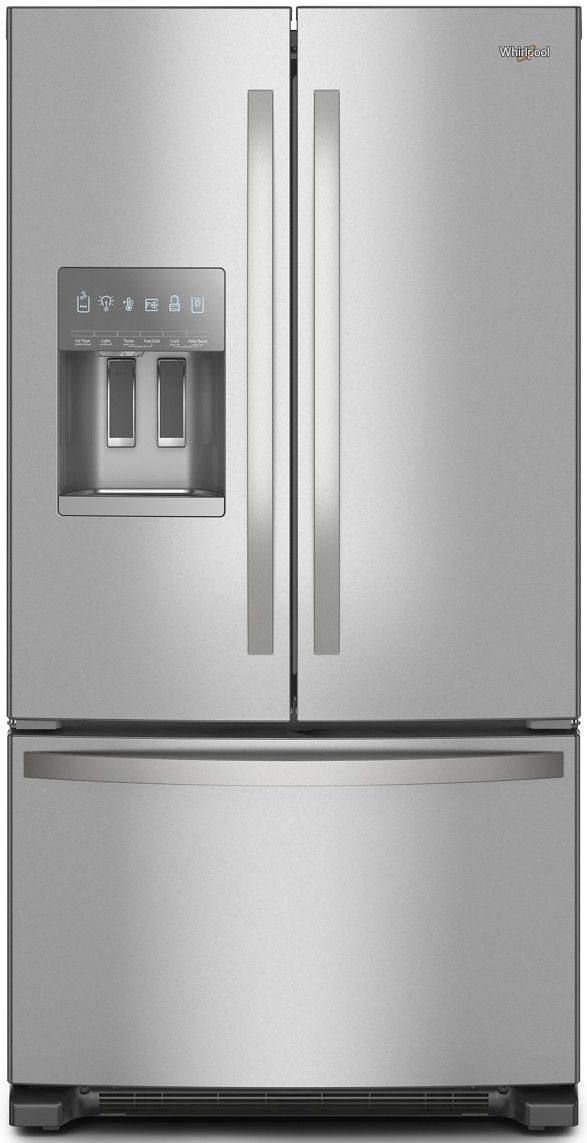 Whirlpool® 36 in. 24.7 Cu. Ft. Fingerprint Resistant Stainless Steel French Door Refrigerator-0