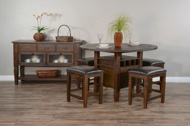 Sunny Designs™ Homestead Tobacco Leaf 24" Counter Stool-1
