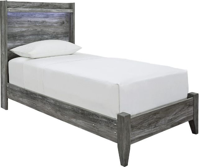 Signature Design by Ashley® Baystorm 5-Piece Gray Twin Panel Bed Set-1