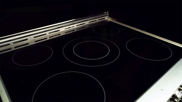 Officine Gullo Fiorentina 36" Custom Color Pro Style Induction Range with Solid Door-1