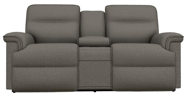 La-Z-Boy® Jay Granite Power Reclining Loveseat with Console, Headrest, and Lumbar-1