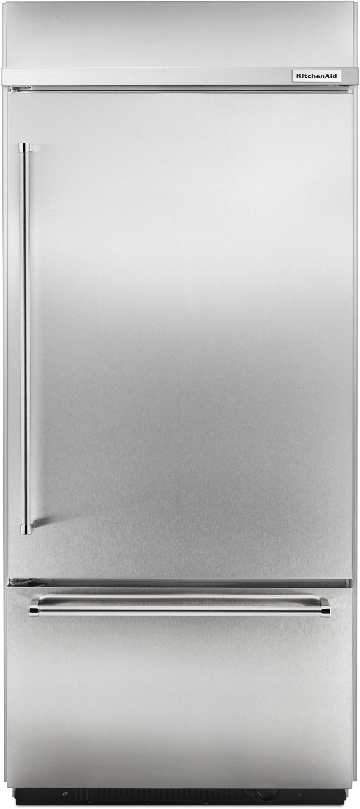KitchenAid® 37 in. 20.9 Cu. Ft. Stainless Steel Built In Bottom Freezer Refrigerator