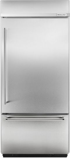 KitchenAid® 37 in. 20.9 Cu. Ft. Stainless Steel Built In Bottom Freezer Refrigerator