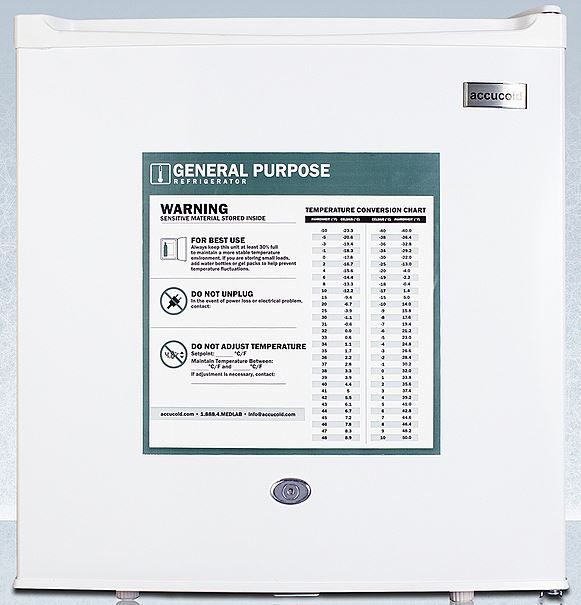 Accucold® by Summit® 19" 1.7 Cu. Ft. White Compact Refrigerator-0