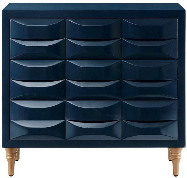 Olliix by Madison Park Navy Rubrix Chest-0