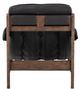 Four Hands Halston Heirloom Black/Terra Brown Chair and Ottoman Set-3