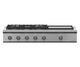 Fisher & Paykel Series 9 48" Stainless Steel Professional Liquid Propane Gas Rangetop-0