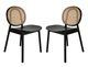A & B Home 2-Piece Black Dining Chair Set-0