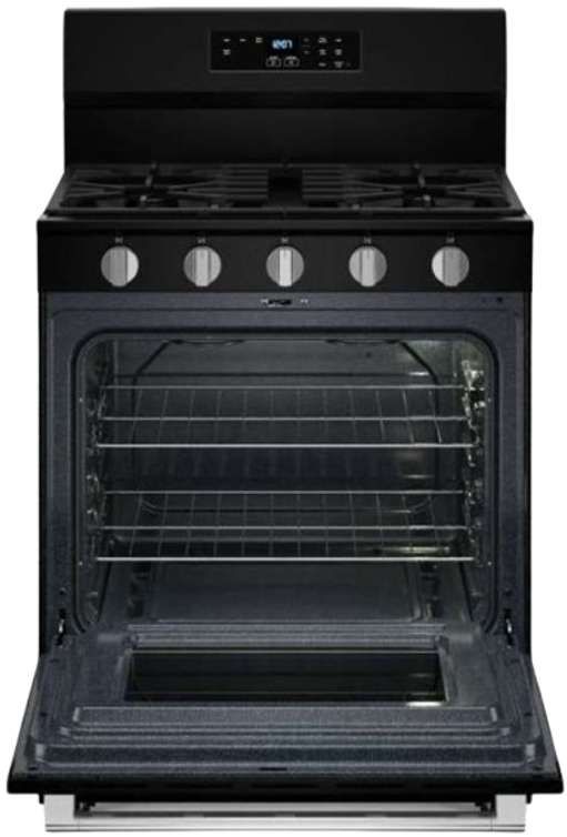 Maytag® 30" Black Freestanding Gas Range -1