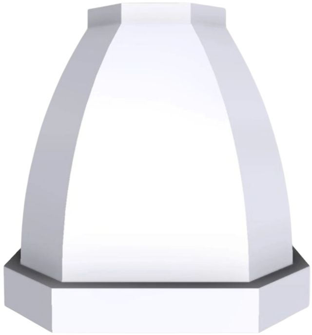 Vent-A-Hood® Designer Series 60" White Island Range Hood-1