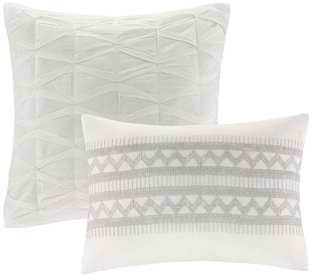 Olliix by Urban Habitat Ivory Twin/Twin XL Paloma Cotton Comforter Set-4