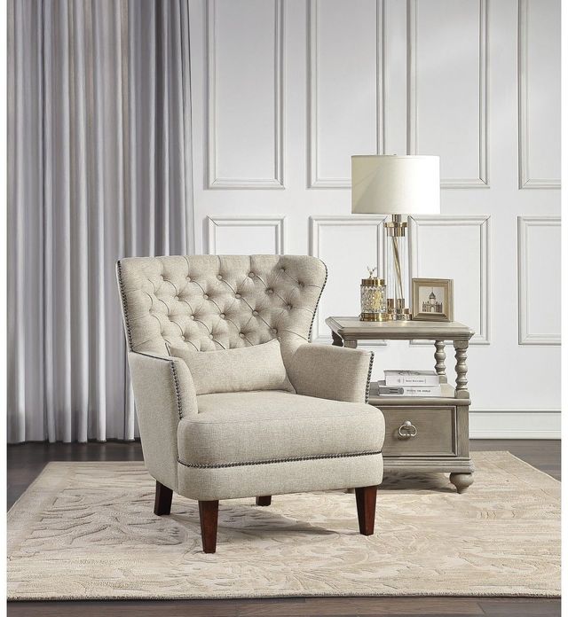 Mazin Furniture Marriana Beige Accent Chair-3