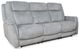 Parker House® Linus 3-Piece Hudson Gray Power Reclining Seating Set-2