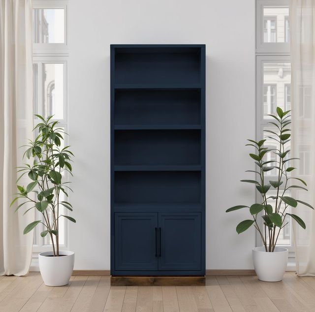 Legends Home Nora Blue Denim/Whiskey Display Case-1