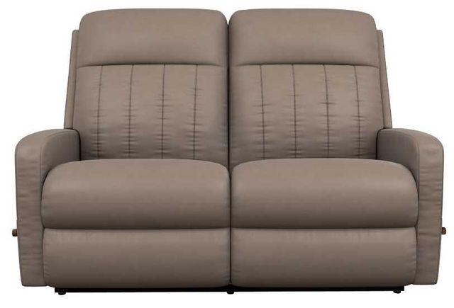 La-Z-Boy® Finley Stone Leather Manual Wall Reclining Loveseat-1