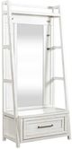 Liberty Furniture Modern Farmhouse 2-Piece Flea Market White Hall Tree Set-0