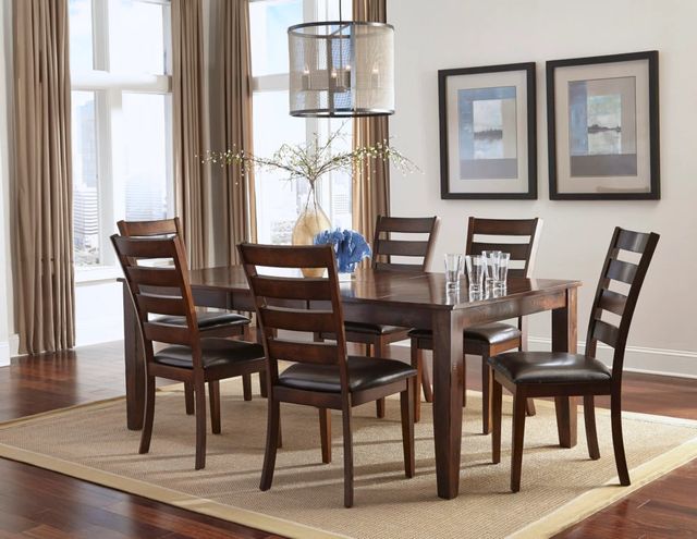 Intercon Kona Brown/Raisin Ladder Back Dining Side Chair-1
