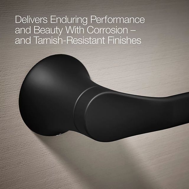 KOHLER® Simplice® Matte Black Pivoting Toilet Paper Holder-4