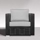 Enclover Chestnut Lux Black/Granite Club Chair-2