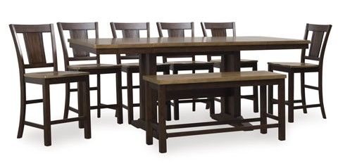 Signature Design by Ashley® Rylandeen Dark Brown/Light Brown Bar Stool-2