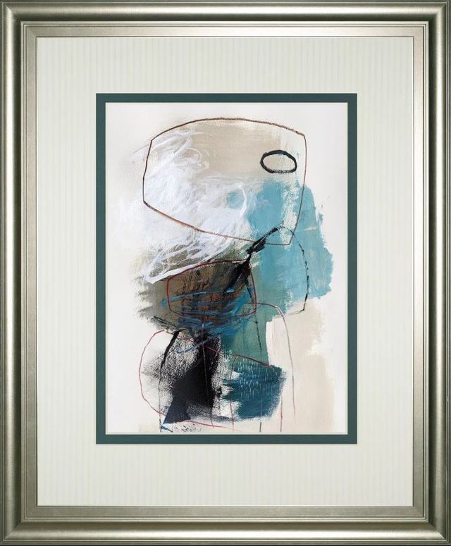 Classy Art Blue/Green Revival by Gina Miller Wall Art-1