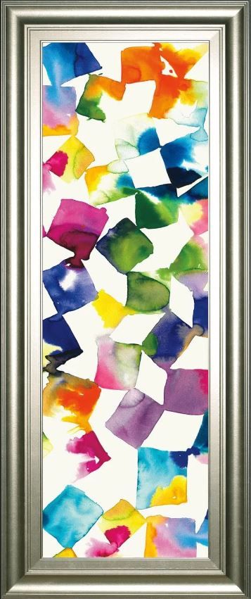 Classy Art Colorful Cubes Il by Wild Apple Portfolio Framed Print Wall Art-1