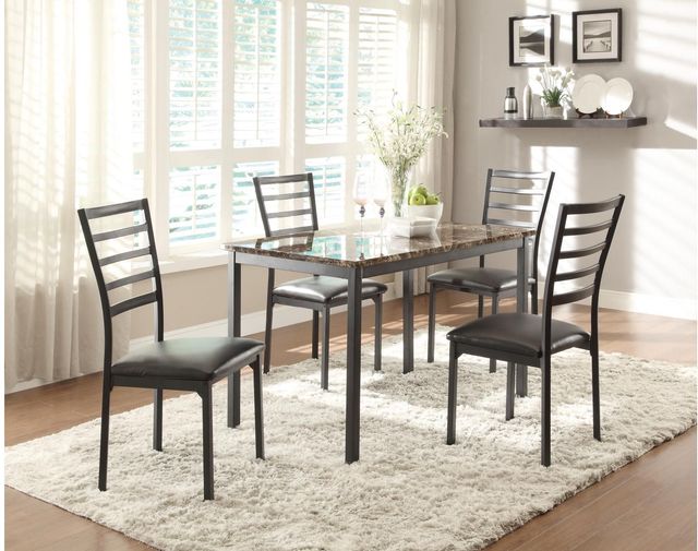 Mazin Furniture Flannery Dark Brown Dining Table-3