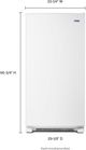 Maytag® 20 Cu. Ft. White Upright Freezer-3