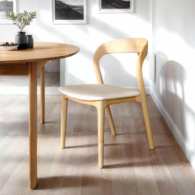 LH Home Rotondo Natural Dining Chair-1