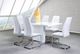 Mazin Furniture Jason White Side Dining Chair-3