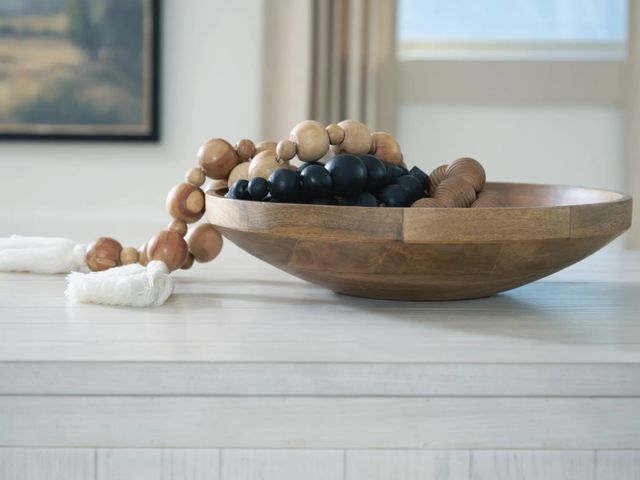 Signature Design by Ashley® Clayburg Natural Brown Bowl-1