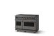 Viking® 7 Series 48" Damascus Gray Pro Style Dual Fuel Range-2