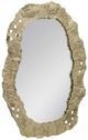 A & B Home Antique Brass Mirror-0