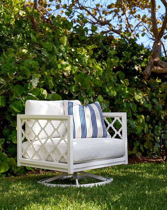 Lane Venture® Willow Outdoor Aluminum Garden Swivel Rocker-3