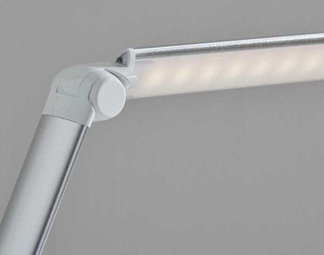 Adesso® Douglas Matte Silver LED Desk Lamp-2