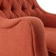 Olliix by Madison Park Qwen Spice Button Tufted Accent Chair-3