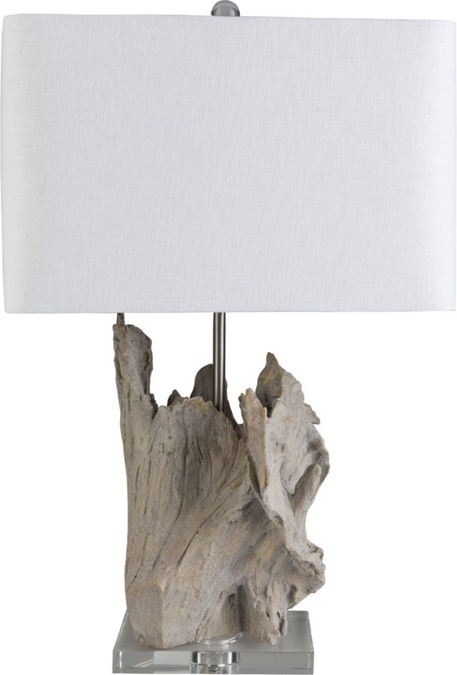Surya Darby Wooden Table Lamp-0