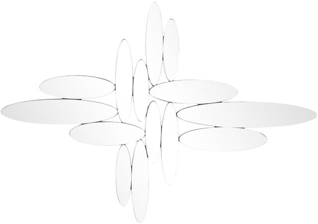 Deco Marche Silver Oval Wall Mirror-0