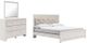 Signature Design by Ashley® Altyra 3-Piece White King Panel Bed Set-0