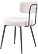 Zuo® Modern Blanca 2-Piece Black/Ivory Dining Side Chair Set-3