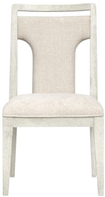 Magnussen Home® Lorelei Misty Cloud Upholstered Dining Side Chair-2