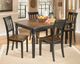 Signature Design by Ashley® Owingsville 5-Piece Black/Brown Dining Set-3