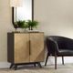 Uttermost® Reina Dark Walnut/Light Wood Cabinet-1